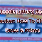 postcode lottery results please